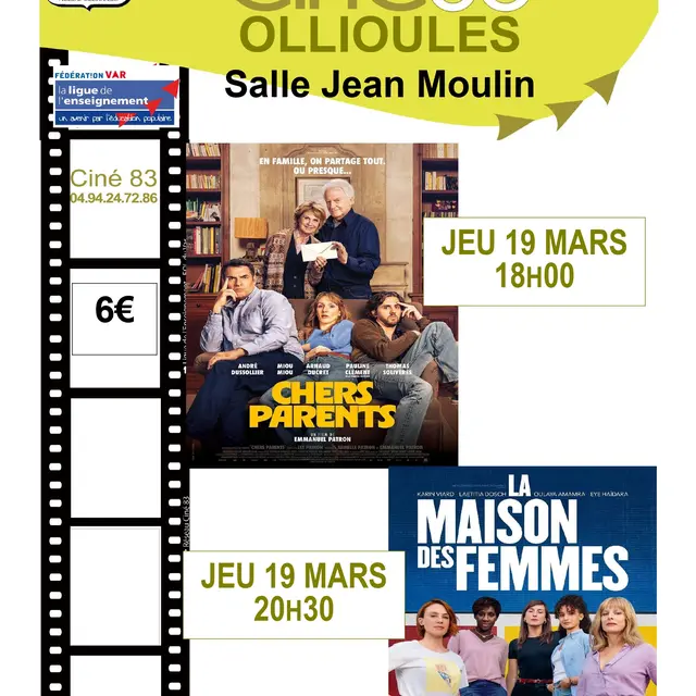 Ciné 83 : projection du film Chers parents_Ollioules