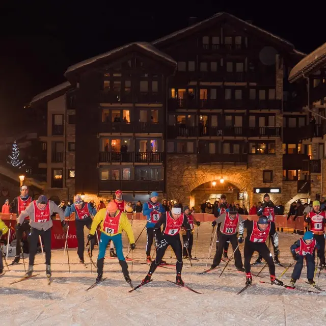 Course de ski de fond
