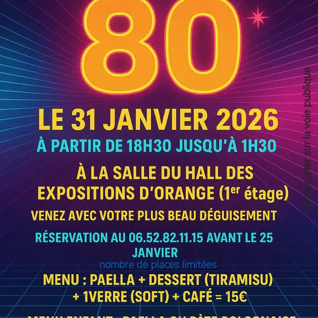Soirée années 80_Piolenc