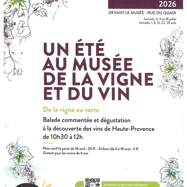 De la vigne au verre : balade et dégustation à la découverte des vins de Haute-Provence_Pierrevert
