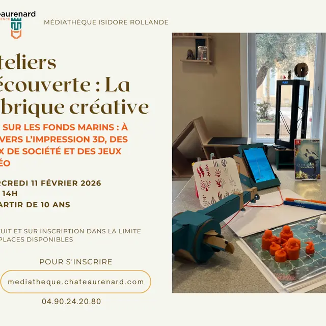 Atelier découverte : La fabrique créative_Châteaurenard