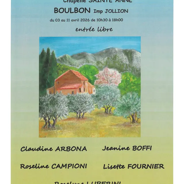 Exposition de peintres amateurs_Boulbon