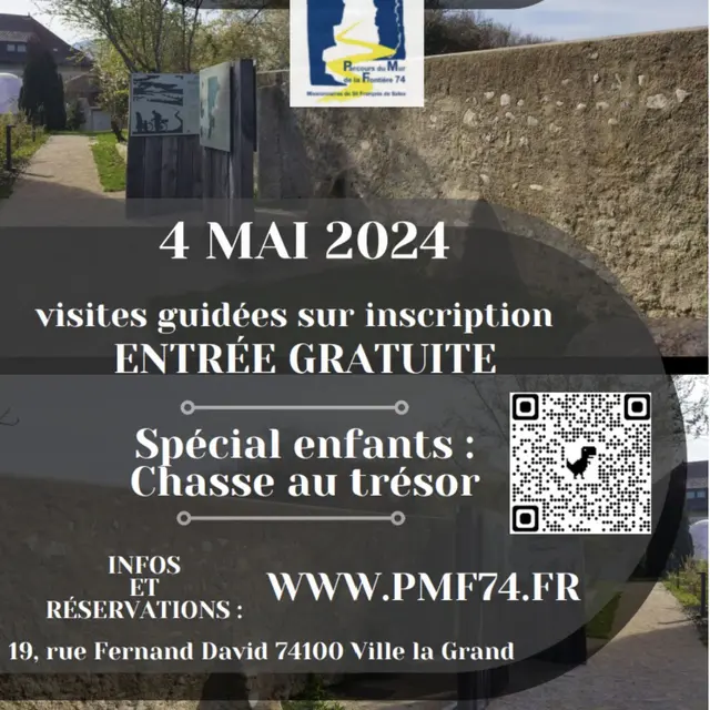 le parcours du mur de la frontière