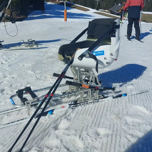 Prêt de luge de ski de fond