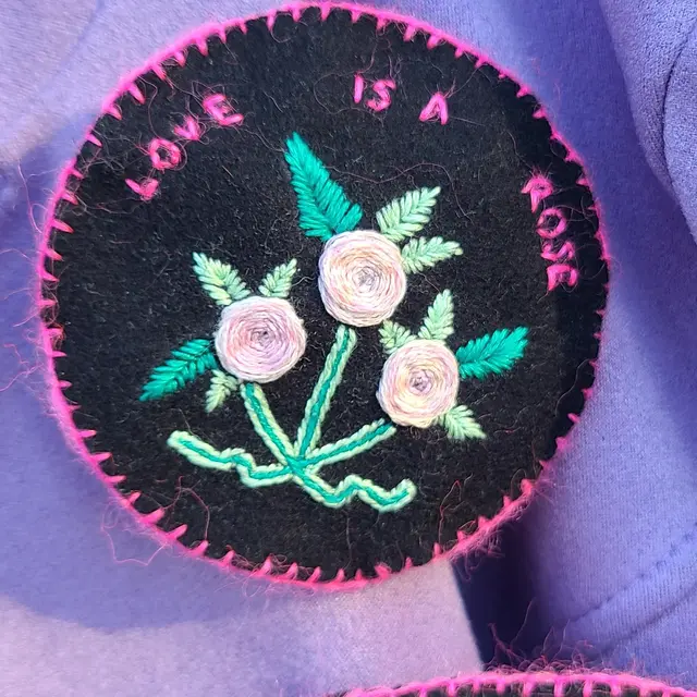 Atelier broche brodée