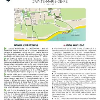 Le patrimoine et la côte de Sainte-Marie-de-Ré