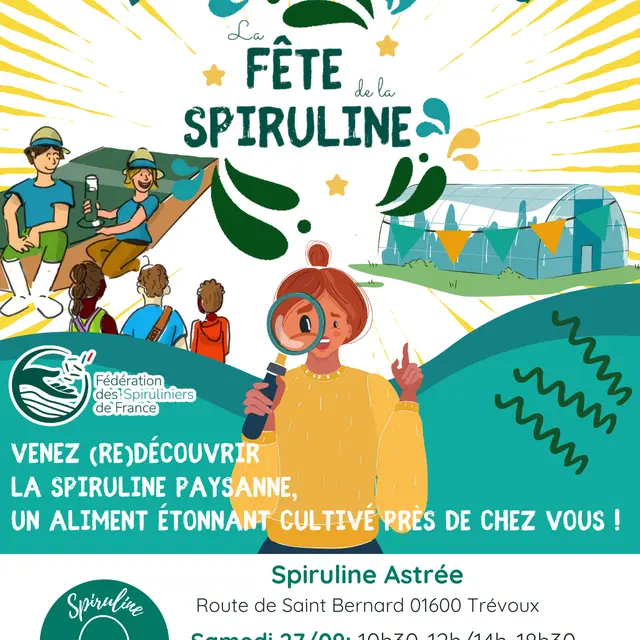 Affiche Fête de la Spiruline 2025