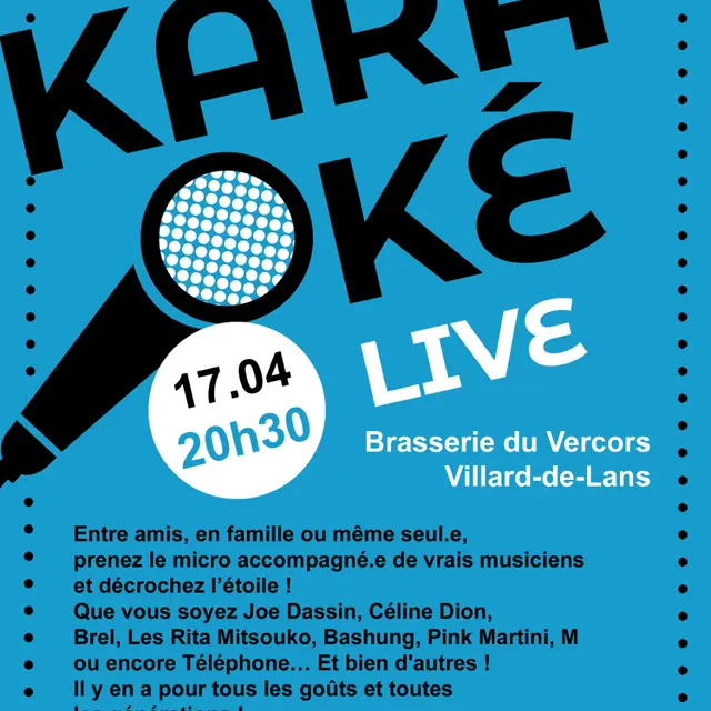 Karaoké live_Villard-de-Lans
