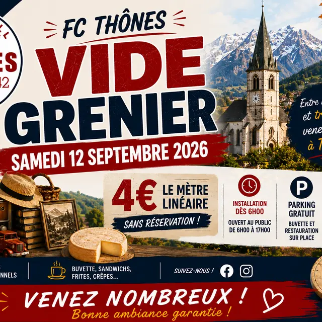 Vide-grenier du Football Club_Thônes