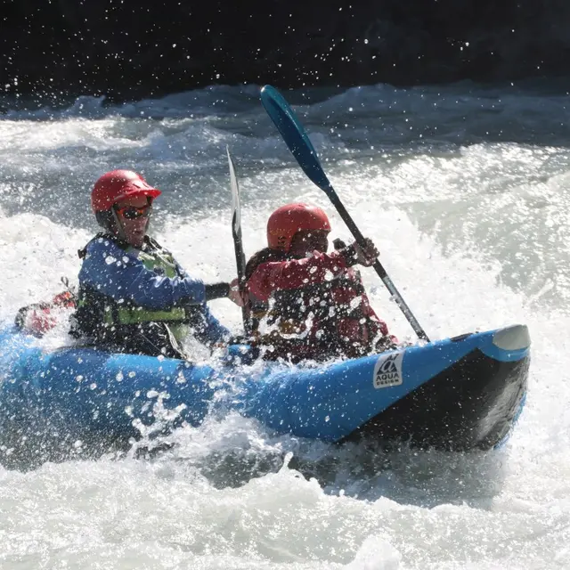 Canoë-kayak gonflable sur la Durance_Saint-Clément-sur-Durance