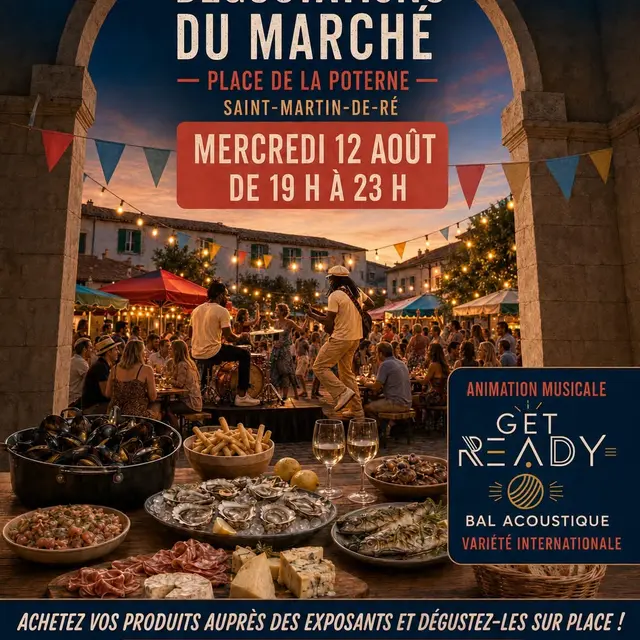 Dégustation du marché_Saint-Martin-de-Ré