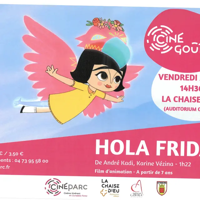EVE- Ciné goûter : Hola Frida_La Chaise-Dieu-Affiche