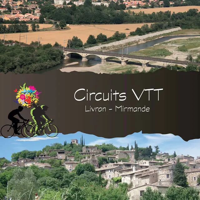 Couverture pochette Circuits VTT - Livron-Mirmande