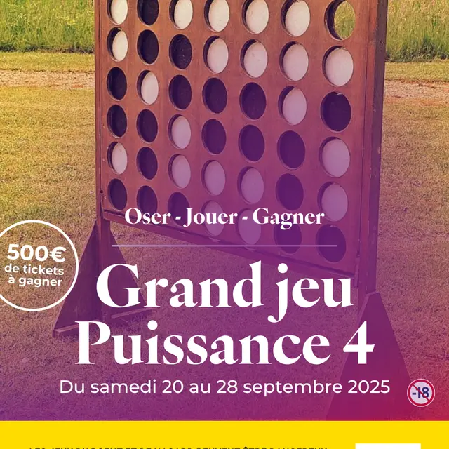 Grand jeu Puissance 4 au Casino JOA_Ax-les-Thermes