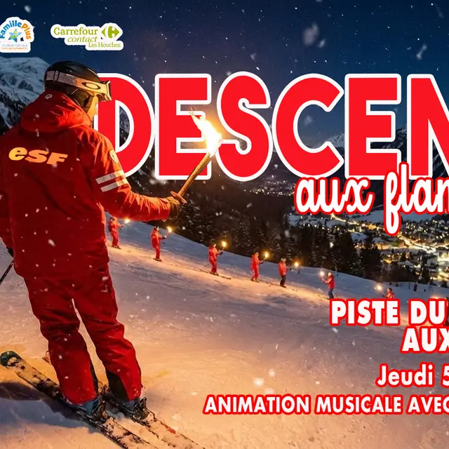 Descente aux Flambeaux_Les Houches
