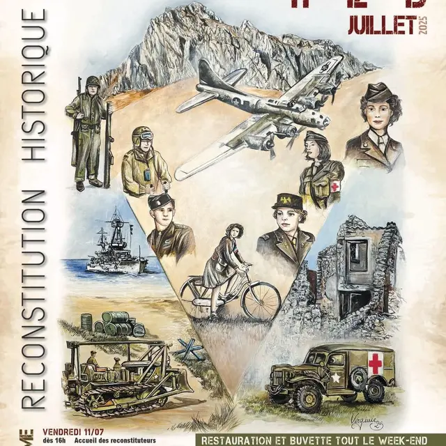 Reconstitution historique : Camp U.S alliés et résistants_La Chapelle-d'Abondance
