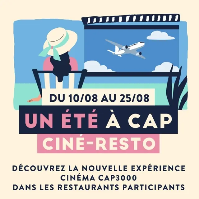 Un été à Cap - ciné resto 2026_Saint-Laurent-du-Var