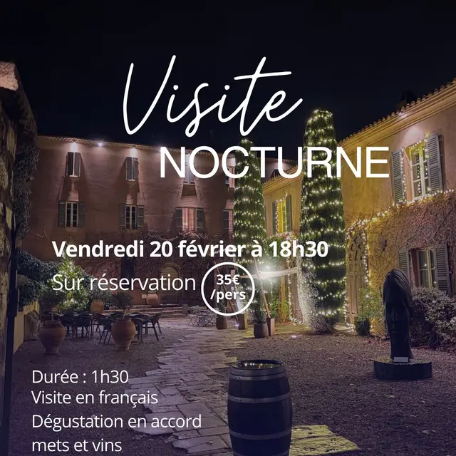Chateau Sainte Roseline - visite nocturne_Les Arcs sur Argens