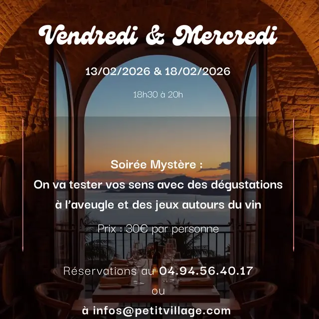 Wine Club - Soirée mystère dégustation à l'aveugle_Gassin
