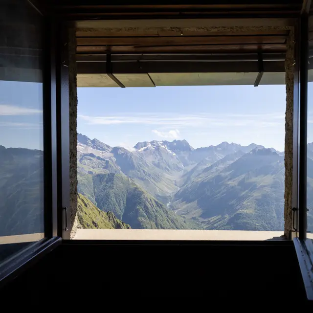 vue du refuge - intérieur