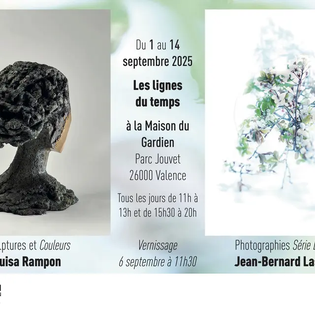 Exposition les lignes du temps, Luisa RAMPON et Jean Bernard LASSARA_Valence