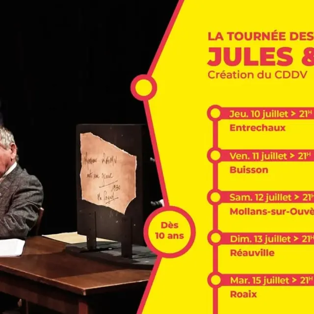 Spectacle Jules et Marcel - Centre Dramatique des Villages_Mollans-sur-Ouvèze