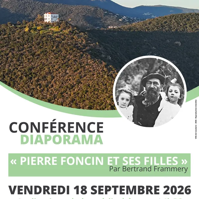 Conférence : Pierre Foncin et ses filles_Cavalaire-sur-Mer