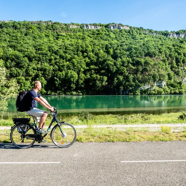 Balade à vélo - Le site archéologique de Larina - Balcons du Dauphiné - Isère