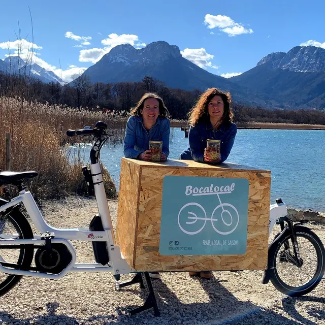 Bocalocal food bike Sources du lac d'Annecy