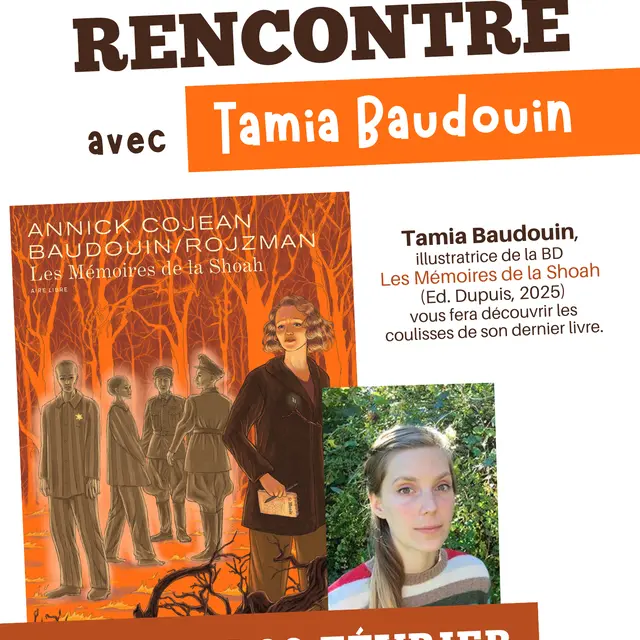 Rencontre avec Tamia Baudouin, l’illustratrice de la BD « Le Mémoires de la Shoah »_Fillinges