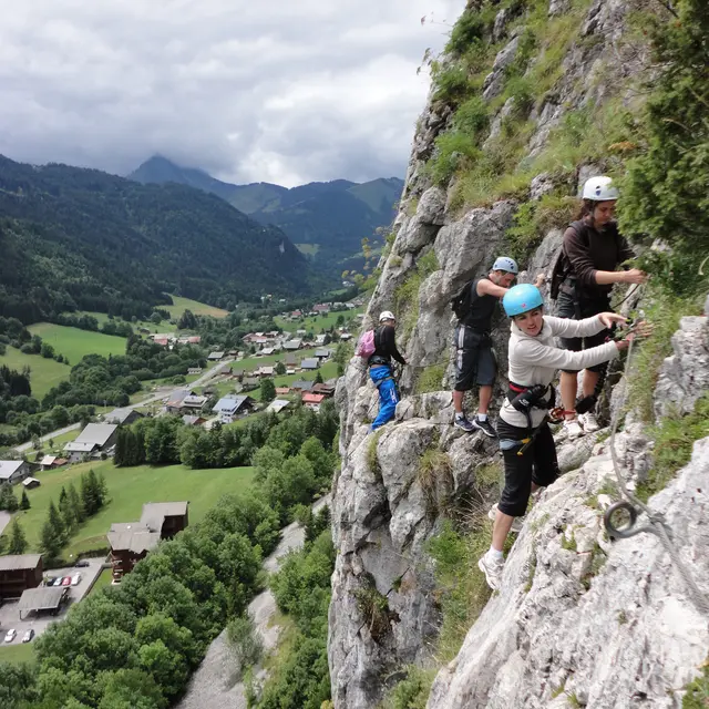 Via ferrata de Saix de Miolène Abondance