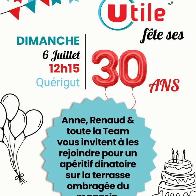 Affiche de l'anniversaire
