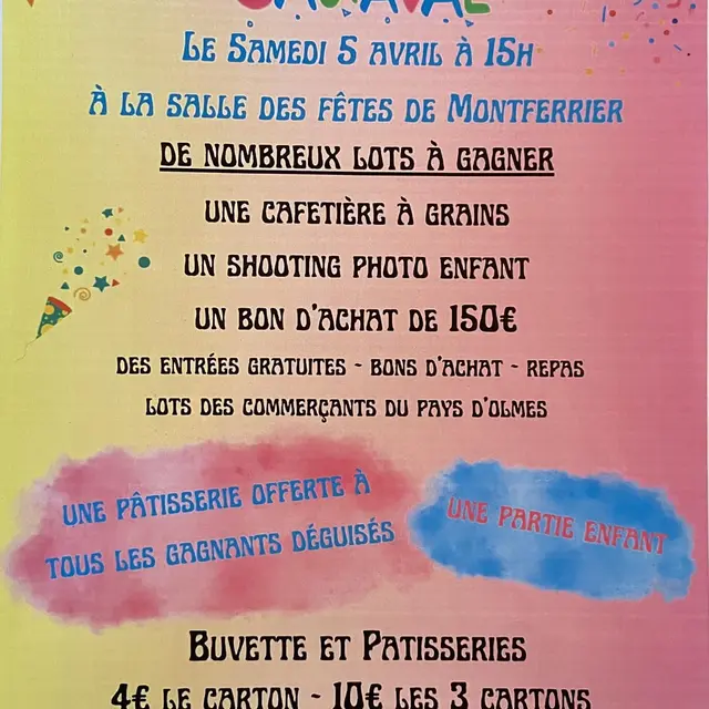 Loto carnaval_Montferrier
