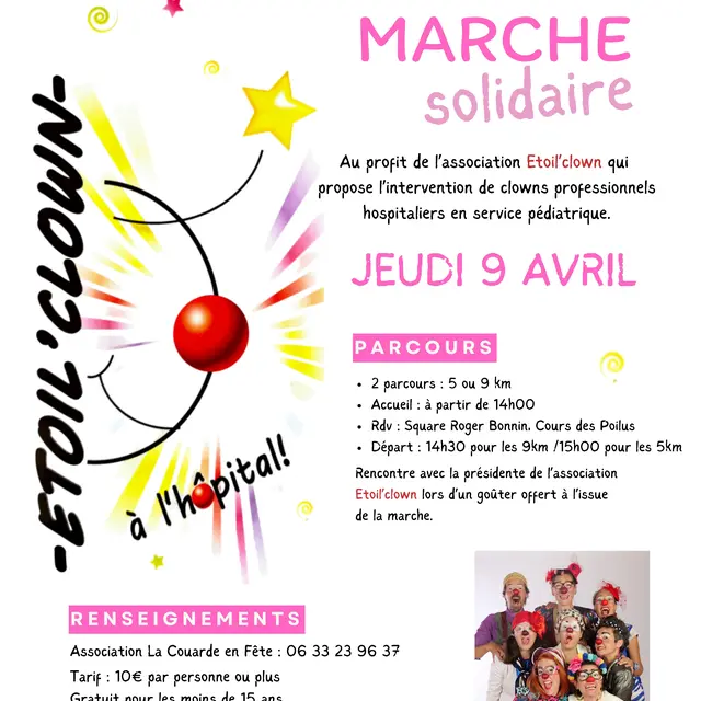 Marche solidaire au profit de l'association Etoil'clown_La Couarde-sur-Mer