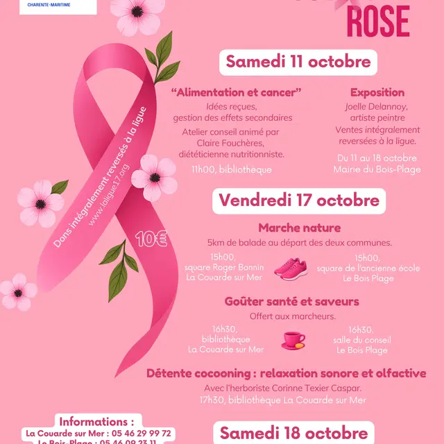 Octobre Rose au Bois-Plage_Le Bois-Plage-en-Ré