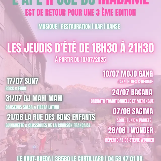 Programme apé'r'osé 2025