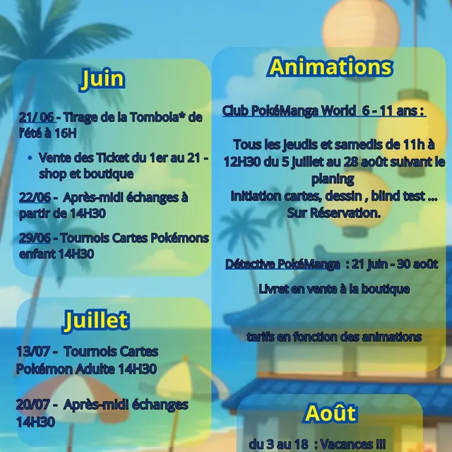 Les Animations Estivales PokéManga World_Aubagne