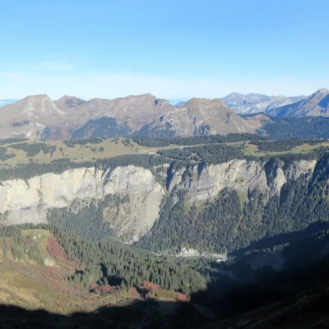 Panorama sur les sommets du Haut-Chablais