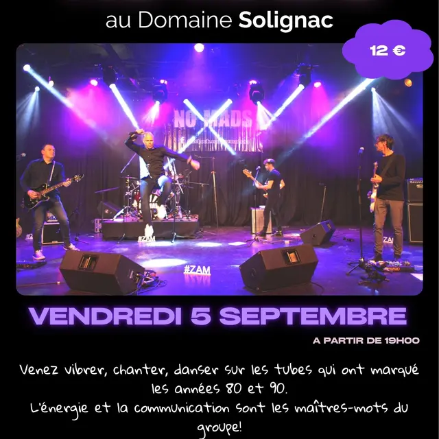 Soirée avec les No Mads au domaine Solignac_Hyères