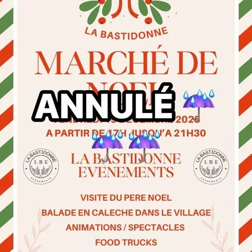 Annulé -Marché de Noël/Traditionnel Vin Chaud à La Bastidonne_La Bastidonne
