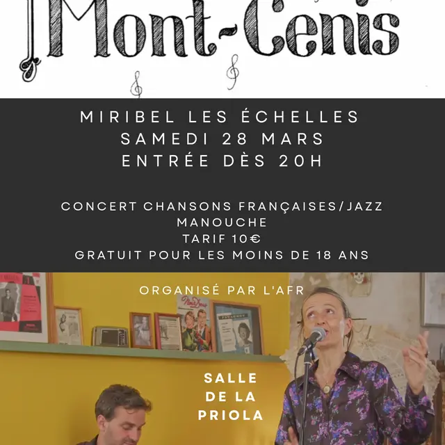 Concert du groupe Rue Mont-Cenis_Miribel-les-Échelles