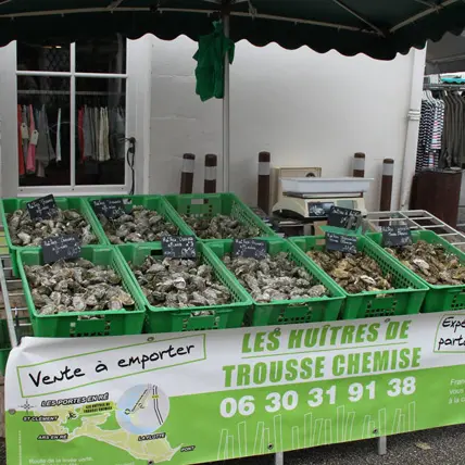 Les huîtres de Trousse Chemise