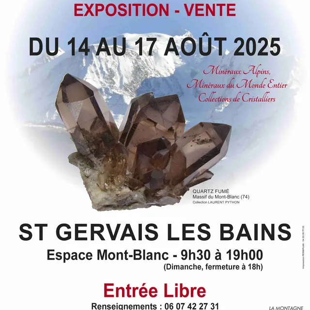 Bourse aux Minéraux_Saint-Gervais-les-Bains