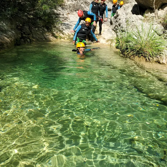 Canyoning sauvage, la clue de Carleva  - Jordi Le Martelot_Tende