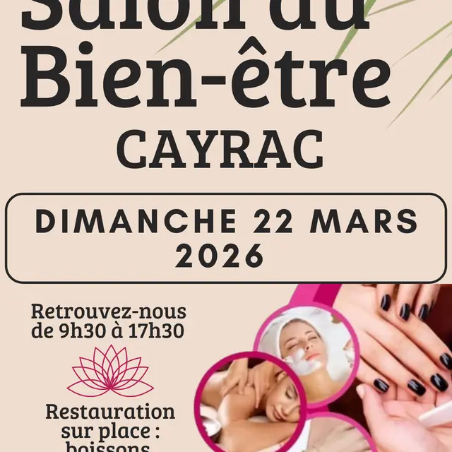 Affiche salon bien-être Cayrac