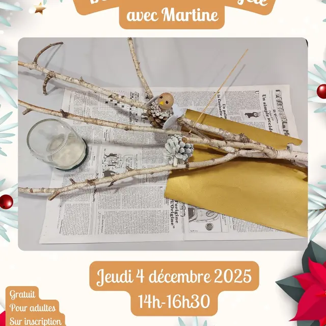 Atelier Récup Déco d'une table de fête_Châtillon-sur-Chalaronne