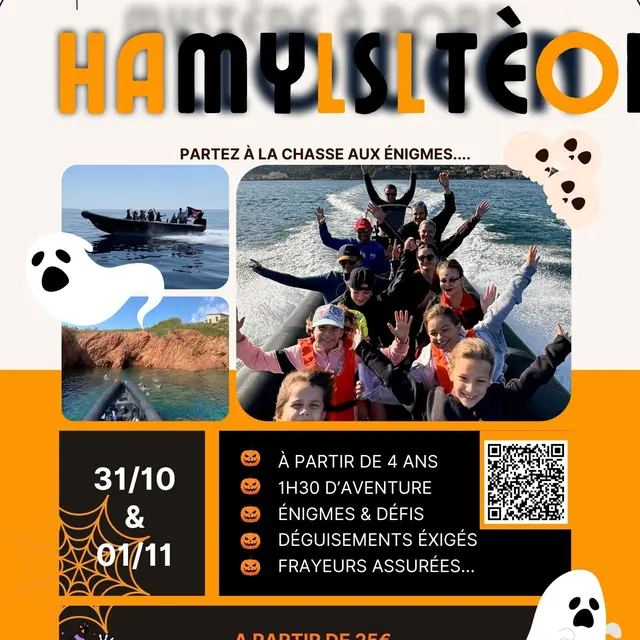 Rallye nautique Halloween – Excursion pour enfants_Mandelieu-La Napoule