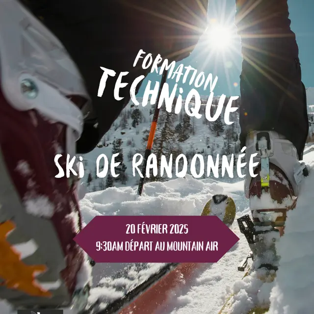 Formation technique en ski de randonnée à Verbier_Val de Bagnes