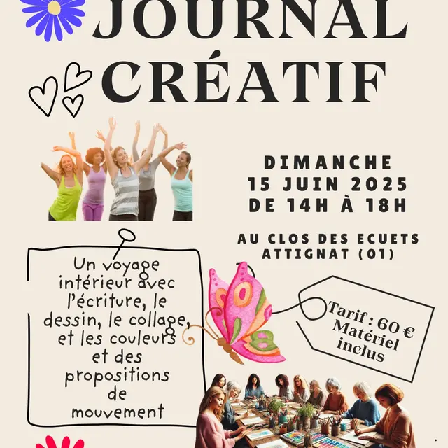 Atelier journal créatif www.malegendecreative.com