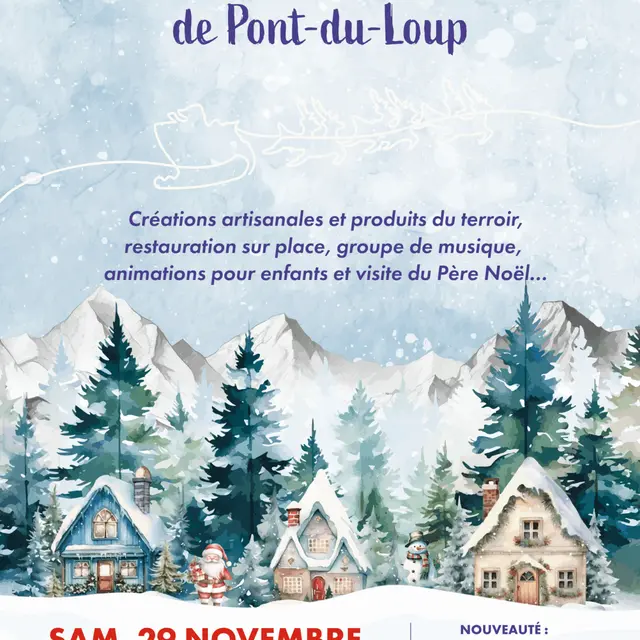 Marché de Noël de Pont-du-Loup - Gourdon_Gourdon